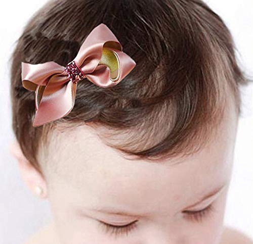 42 Pcs Baby Girl's Hair Clips Cute Mini Hair Bows Baby Elastic Hair Ties Hair Accessories Gift Set Ponytail Holder Hairpins Set For Infant Baby Little Girls Toddlers Kids - Thumbnail 5