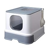 RIZZARI Top Entry Cat Litter Box,Enclosed