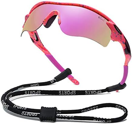 thumbnail image 2 of Bevi Polarized Sports Sunglasses - TR90 Frame Ultralight Flexible Sunglasses For Men Women 2 of 12