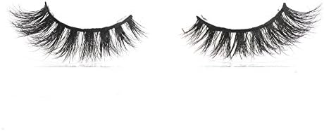 Lunamoon 3D Mink False Eyelashes Siberian Mink Fur Long Thick Hand-made Reusable Eyelashes Natural Look for Women’s Makeup 1 Pair Pack (Gill)
