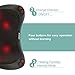 Arealer Neck and Back Massager Massage Pillow with Heat, Shiatsu and Deep Tissue Kneading for Shoulder, Neck, Back and Muscle Pain Relief, Relaxation in Car Home and Office