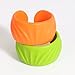 Fun and Function Textured Bangle Bracelet Set for Kids - Helps Children with Sensory Issues, Special Needs - Chew Bracelets Helps Satisfy The Urge to Chew for Light Chewers - Orange & Green