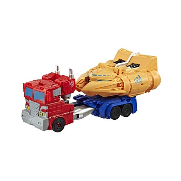TRANSFORMERS Toys Cyberverse Spark Armour Ark Power Optimus Prime Action Figure – Combines with Ark Power Vehicle to…