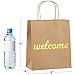 Welcome Bags for Wedding Guests - Premium Quality Kraft Paper Bags Bulk Perfect as Wedding Welcome Bags for Hotel Guests - Excellent to Present Wedding Favors for Guests (25-Pack)