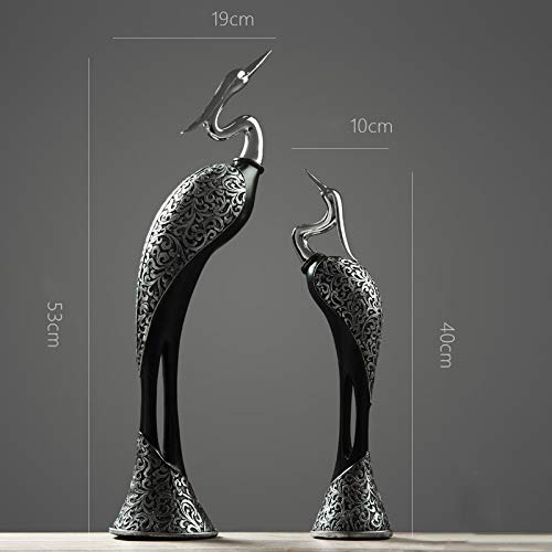 Hand-Painted Resin Crafts Peacock Ornament Decoration Indoor Home Living Room TV Cabinet Office Nordic Crafts