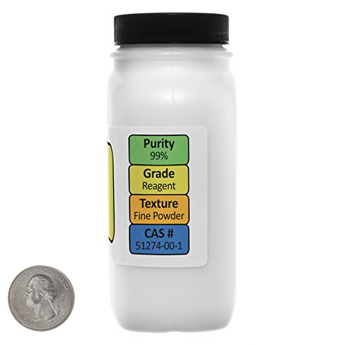 Yellow Iron Oxide [(Fe2)O3.H20] 99% AR Grade Powder 8 Oz in a Space-Saver Bottle USA