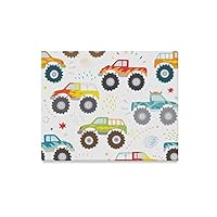 JGYJF Wall Paint Kids Set of Monster Truck Cartoon Modern Art Wall Decor Wall Paint Kids Print Decor for Home 20x16 Inch
