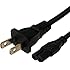Apple TV (1st, 2nd & 3rd Generation) AC Power Adapter Cord [Long Run, Bulk Pa...