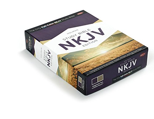 Holman Study Bible: NKJV Edition, Eggplant/Tan LeatherTouch - Thumbnail 2