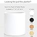 PEACH & PEBBLE Plant Stand with 11″ Planter – Flower Pot Included | Large Modern Plant Pot with Wood Stand | Perfect for Succulent Plants, Indoor Plants & Artifical Plants (11″ – White)thumb 4