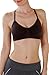 Humble Chic Women's Criss Cross Back Seamless Sports Bra - Padded Strappy Bralette