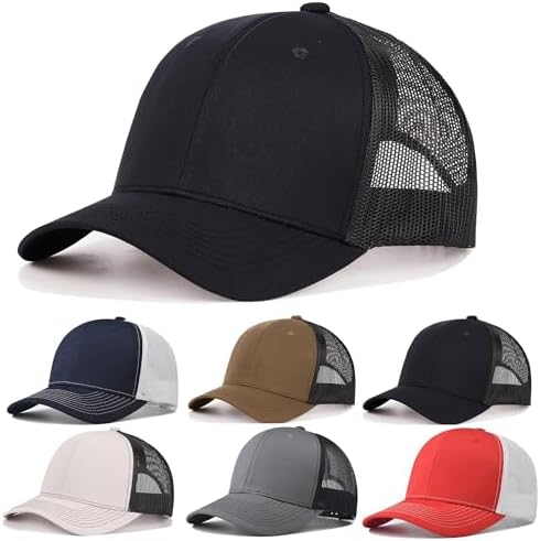 5 Pieces Vintage Washed Plain Baseball Cap Distressed Dad  display picture 1