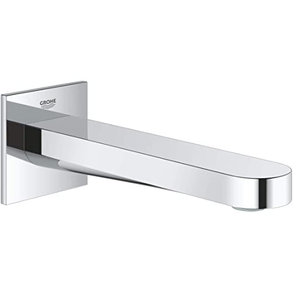 GROHE Plus Bath Spout, Wall-Mounted Bath Tap in Chrome Finish 13404003