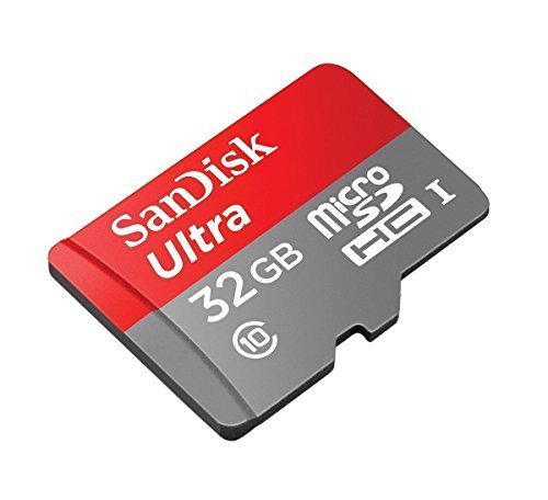 Professional Ultra SanDisk 32GB Raspberry Pi 3 MicroSDHC card with CUSTOM Hi-Speed, Lossless Format! Includes Standard SD Adapter. (UHS-1 Class 10 Certified 80MB/s)