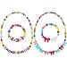 Bememo 6 Sets of Princess Necklace Bracelet Play Jewelry Little Girls Costume Necklaces Toddler Dress up Jewelry (Style 2)