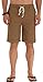 NITAGUT Men's Linen Casual Classic Fit Short (S(US 32-34), 03 Dark Khaki)