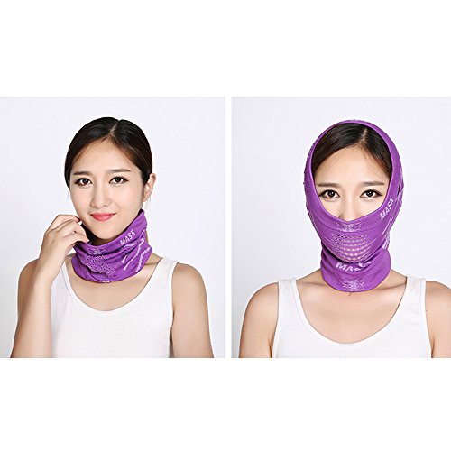 Baiyu Cycling Face Mask Breathable Anti UV Facemask Windproof Neck Warmer Scarf Headwear Half Face Cover Magic Headband Moisture Wicking Veil for Motorcycle Bike Cycling Outdoor sport