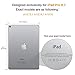 MoKo Case Fit iPad Pro 9.7 - Slim Lightweight Smart Shell Stand Cover with Translucent Frosted Back Protector Fit iPad Pro 9.7 Inch 2016 Release Tablet, Silver (with Auto Wake/Sleep)
