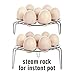 Netany 2 Piece Stainless Steel Egg Steamer Rack for Instant Pot Accessories /Steam Rack for Pressure Cooker Accessories