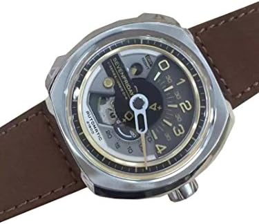 SEVENFRIDAY Men's Swiss Quartz Stainless Steel Casual Watch Brown (Model: V-02)