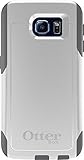 OtterBox Commuter Series Case for Samsung Galaxy S6 - Glacier (White / Gunmetal Gray) (Renewed)