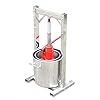 12L Fruit Press Wijnpers RVS Cider Maker Druif Crusher Bier maken Tool Juice Fruit Grinder Molen met Hydraulic Jack…