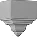 Ekena Millwork MOC03X03BI Outside Corner for Moulding Profiles Less than 3 1/8