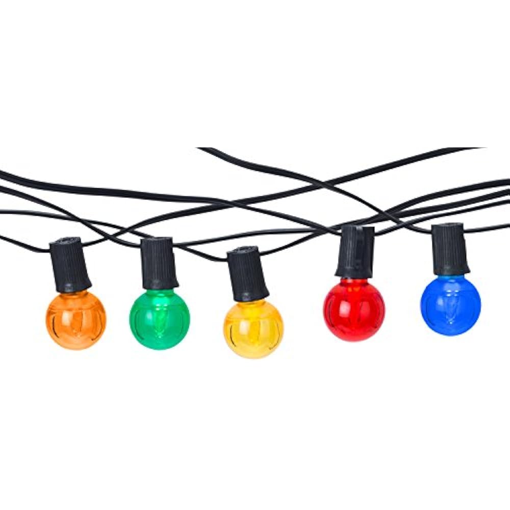 Multicolored LED Indoor Outdoor 100' Patio Commercial Grade Bistro