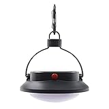 Led Tent Light, iGopeaks Rechargeable Solar Power Camping Lantern - Outdoor Durable - Lamp Angle Adjustable - Cell Phone GPS Recharge - Camping Gear for Hiking Emergencies Hurricane Outages