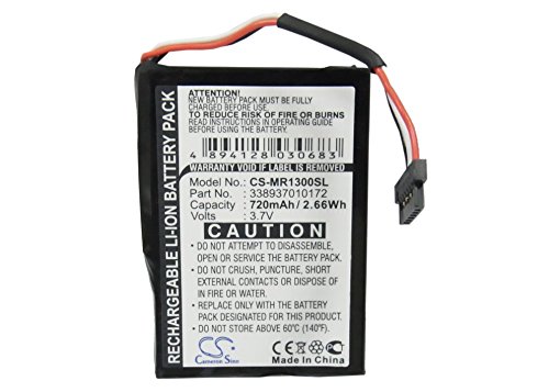 720mAh Battery For Magellan RoadMate 1300, RoadMate 1340