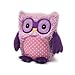 Intelex Hooty Microwaveable Plush, Purple