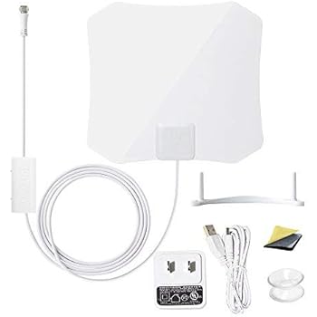 Signal Booster Antop Indoor Amplified Radio Antenna, Multi