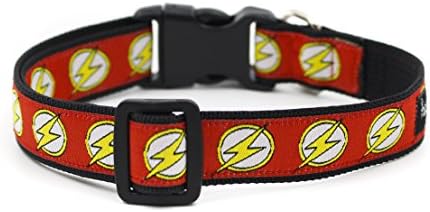 happypettag Pet Collar - Flash Dog Collars, Heavy Duty Nylon Dog Collar. Width 3/4" Adjustable 8" up to 20". High Durability breaking strength 660lbs. Size Available XS, S, M, L