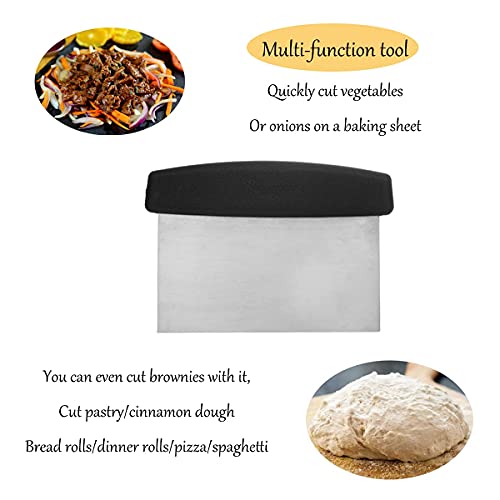 ROMANTICIST Flat Top Grill Accessories Set Black,Stainless Steel