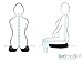 Seat Cushion - Standard, 17.7 x 13.8 Inch, Memory Foam Gel, Office Chair Cushion, Desk Chair Cushion for Back, Tailbone, Butt and Coccyx Pain Relief - Support Pillow for Office, Car, Home & Wheelchair
