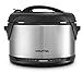 Gourmia Multifunction Electric 1-Hour Hot & Cold Smoker, Pressure Cooker, Slow Cooker and Steamer - 6.5 Qt - With Delay Timer & Removable Racks - 1300W - GPS650
