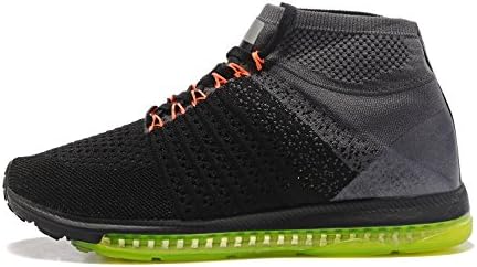 Vicsoon Men's Knit Breathable Casual Sneakers Lightweight Athletic Running Shoes, Black (US 10; EUR 44)