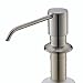 VAPSINT Modern Commercial Brushed Nickel Liquid Built In Deck Mount Soap Dispenser Pump, For Kitchen Sink Faucet