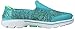 Skechers Performance Womens Go Walk 3 Glisten Walking Shoe,Teal,7 M US