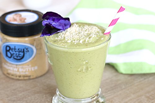 Gourmet Toasted Coconut Cashew Butter by Betsy's Best - Non-GMO - Toasted Coconut, Chia Seeds, Organic Stevia & Demerara Sugar, Vegan Friendly, Best Tasting Nut Butter for Kids Snacks - Thumbnail 3