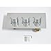 LightInTheBox® 12Inch Thermostatic Wall Mount Shower Faucet Three Handles Rainfall Shower Mixer Shower Massage Jet Bathroom Lavatory Shower System