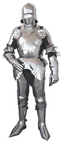 NauticalMart Medieval Full-Size Gothic Suit of Armor- Armor Functional Costume