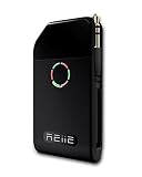 [CSR APT-X] REIIE Bluetooth Receiver, LEDs Display Power Level,Car Kit,with 3.5mm Stereo Output for Speakers, Headphone, TV, PC, iPod, MP3 / MP4, Car Stereo and More(Black)