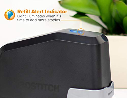 Bostitch Impulse 45 Sheet Electric Stapler Value Pack - Double Heavy Duty, No-Jam with Trusted Warranty Guaranteed by Bostitch, Black (B8E-Value) (Certified Refurbished)
