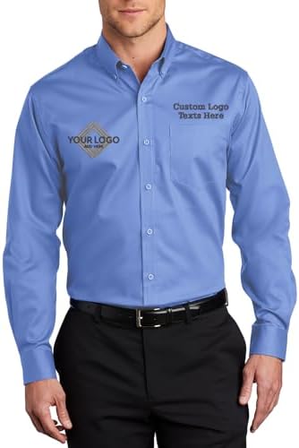 amazon custom dress shirts Amazon.com: ROUWELL Black Mens Linen Shirt Casual Untucked Short Sleeve  Button Down Shirts Lightweight Beach Tops Summer S : Clothing, Shoes &  Jewelry