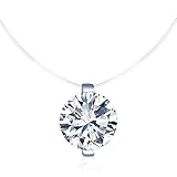 FeiLok Solitaire Pendant Necklace 925 Sterling