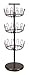 Household Essentials 2138 Three-Tier Adjustable Revolving Shoe Rack | Bronze
