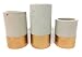 Concrete Succulent Planters/Air Plant Holders. Urba planters (set of 3) Gold. Cement Succulent pots. Modern Planter set