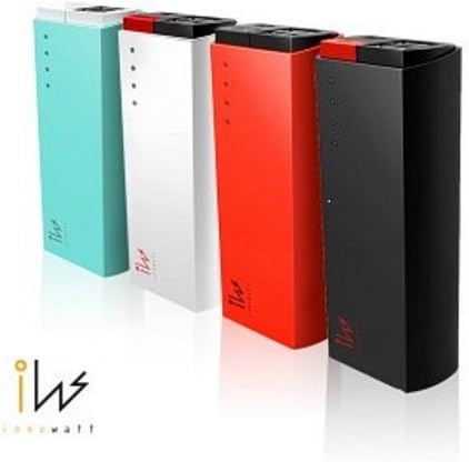 Innowatt 6000mAh Dual Port Fast Charging High Capacity External Battery Pack Power Bank (Black)