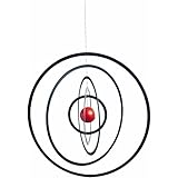 Science Fiction Hanging Mobile - 10 Inches - Wooden Ball - Handmade in Denmark by Flensted